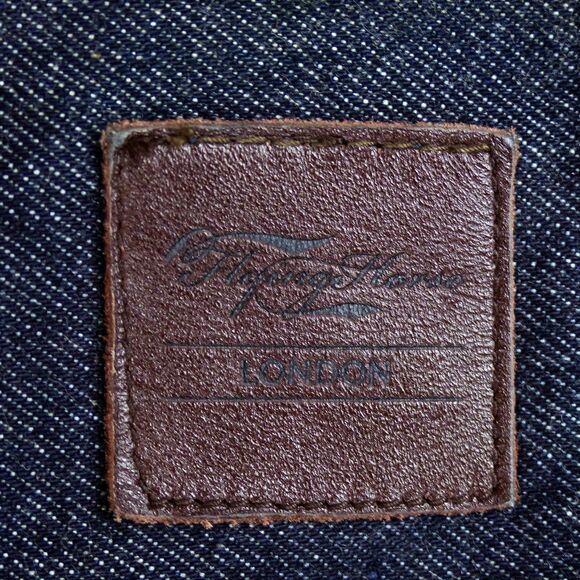 Flying Horse London Selvedge Indigo Denim Tote Bag Liberty Fairs NWT Workwear - Picture 3 of 15